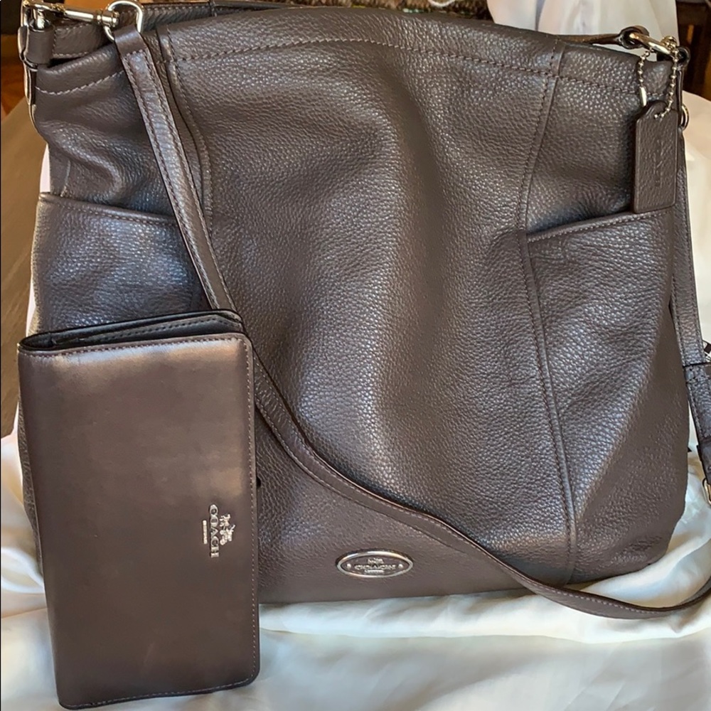 Coach Hobo bag with matching slim wallet
